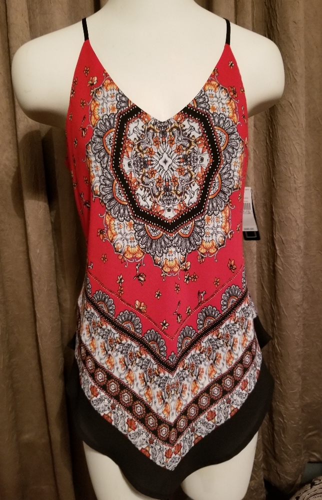 NWT A.BYER scarf tank size medium